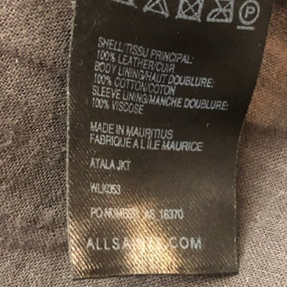 All Saints leather jacket - Picture 6 of 11